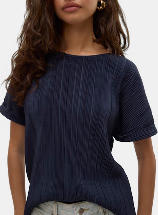 VERO MODA Womens Aurora Shortsleeve O-Neck T-Shirt Juniors - Image 4