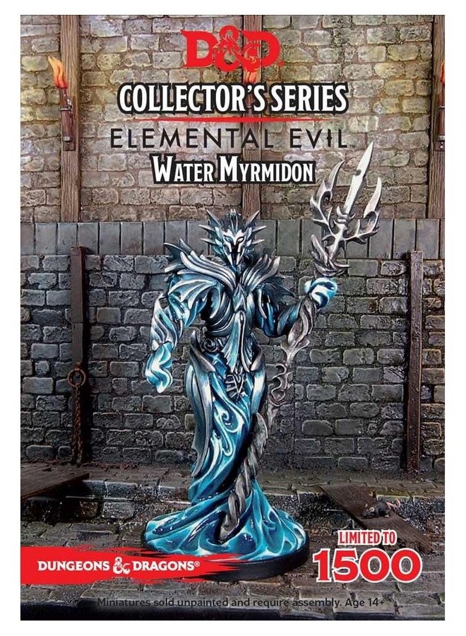 Gale Force Nine Battlefront Minis D&D Elemental Evil Water Myrmidon Figure - Image 1
