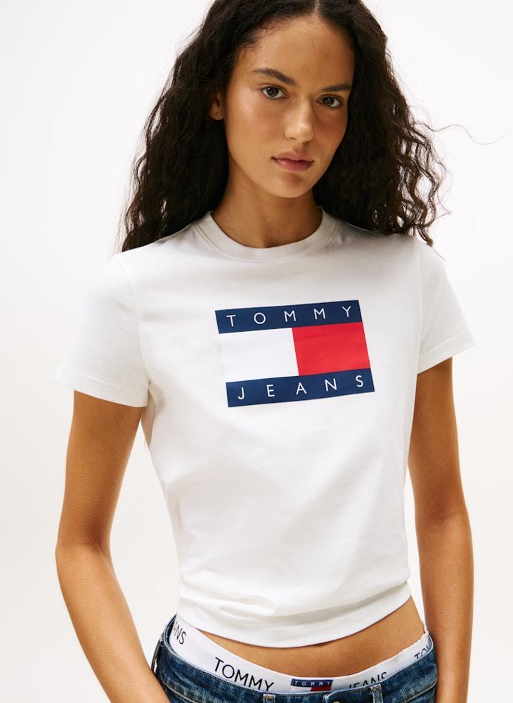 TOMMY JEANS Graphic Crew Neck T-Shirt - Image 3