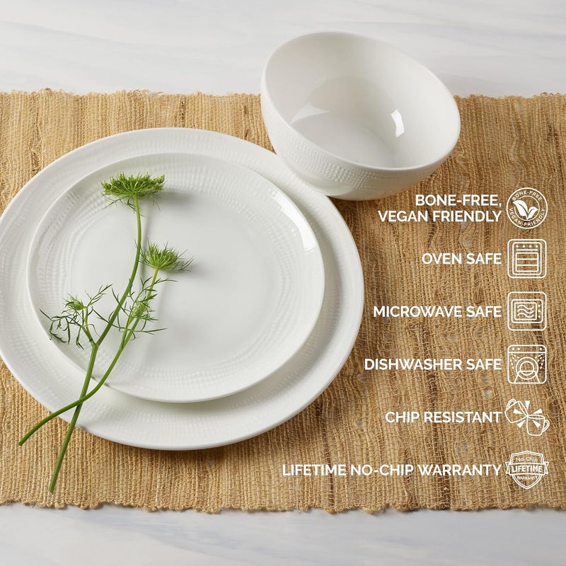 Mikasa طقم أدوات المائدة ميرا بيل من ميكاسا، 12 قطعة، مقاوم للكسر، خدمة لـ 4 أشخاص - Image 4