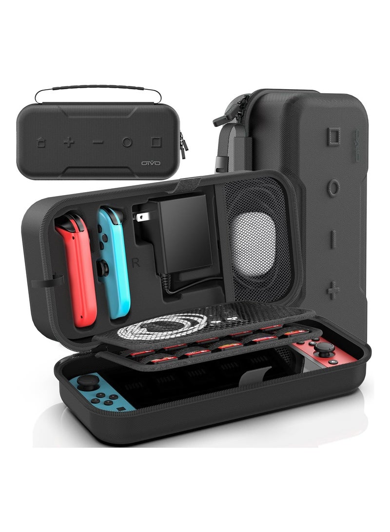 Oivo Nintendo Switch Storage/Carrying Case Compatible with Nintendo Switch OLED - Image 1