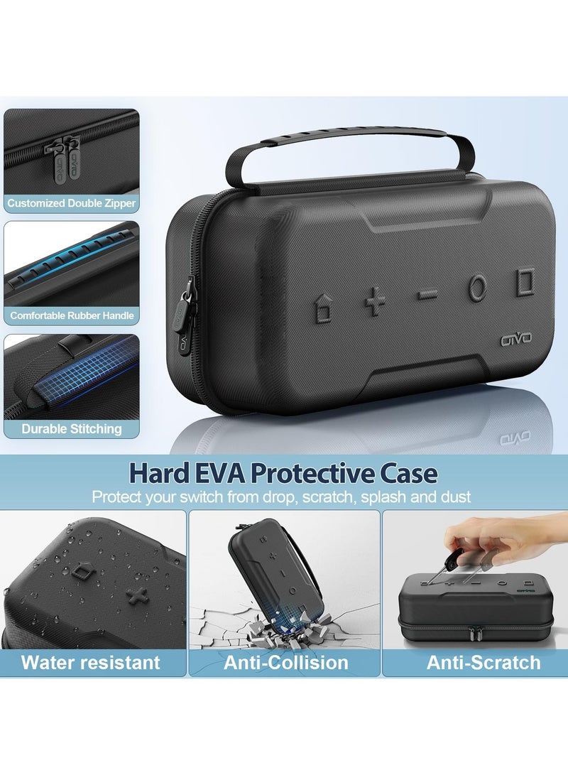 Oivo Nintendo Switch Storage/Carrying Case Compatible with Nintendo Switch OLED - Image 3