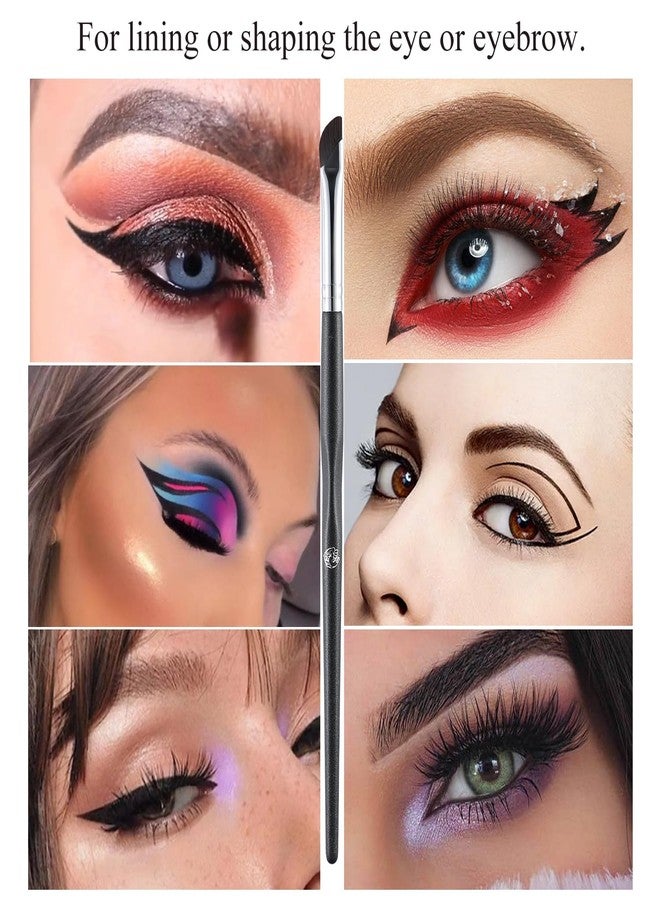 ENERGY Eyeliner Brush Fine Angled Eyeliner Eyebrow Concealer Brush Professional Flat Eye Makeup Brush for Eyelid Liner,Eyebrows,Eyeliner,Liplid Defining with Gel,Waxes,Cream,Liquid Cosmetics M136 - Image 5