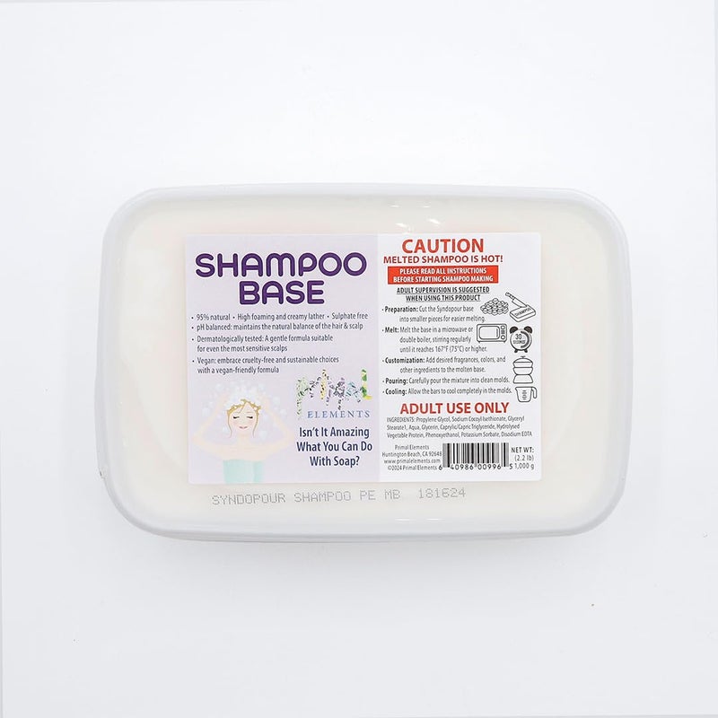 Primal Elements Melt and Pour Shampoo Base  2lb