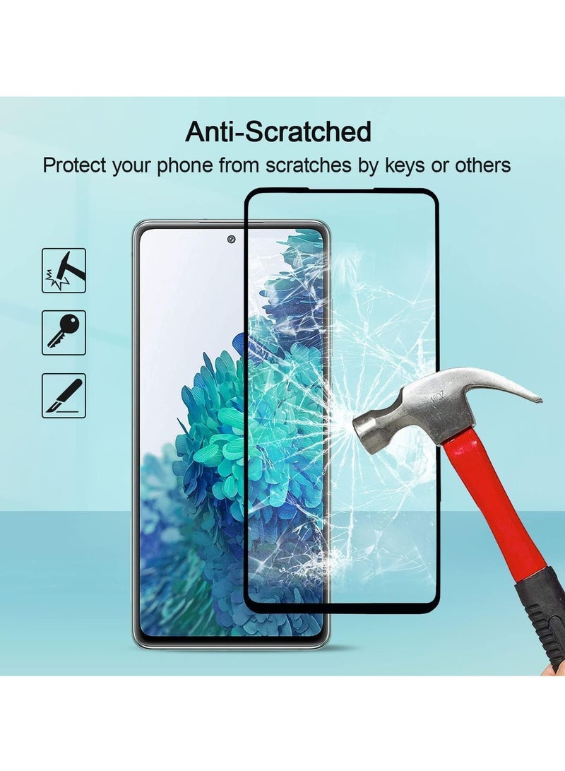 TIGER 2 Pack 5D Tempered Glass Screen Protector for Samsung Galaxy | Ultra HD Clear Full Coverage Film, Scratch Resistant, Case Friendly, Bubble-Free, Easy Installation, Anti-Fingerprint, Touch Sensitive | Shatterproof Screen Guard for Ultimate Protection (SAMSUNG A20) - Image 4