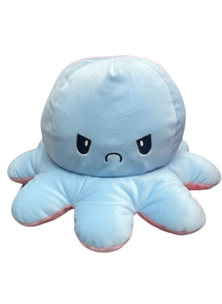 Premium Reversible Octopus Plush Toy – Soft Mood Changing Stuffed Animal Doll - Image 1