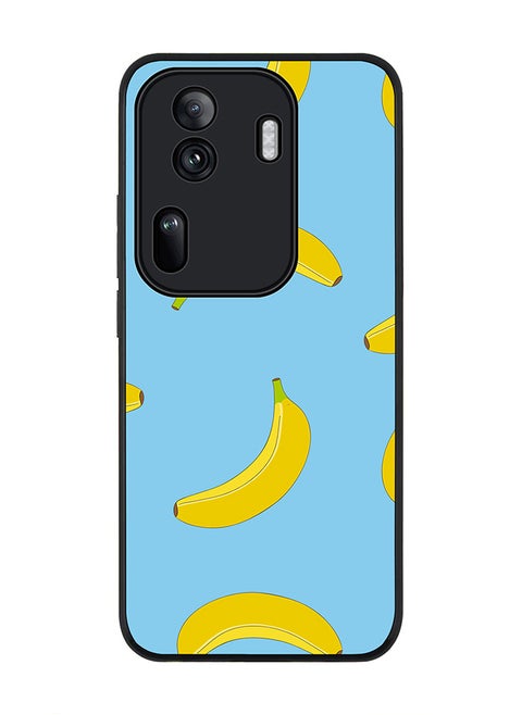 Rugged Black Edge Case for Oppo Reno11 Pro, Slim fit Soft Case Flexible Rubber Edges Anti Drop TPU Gel Thin Cover -  Rolling Bananas