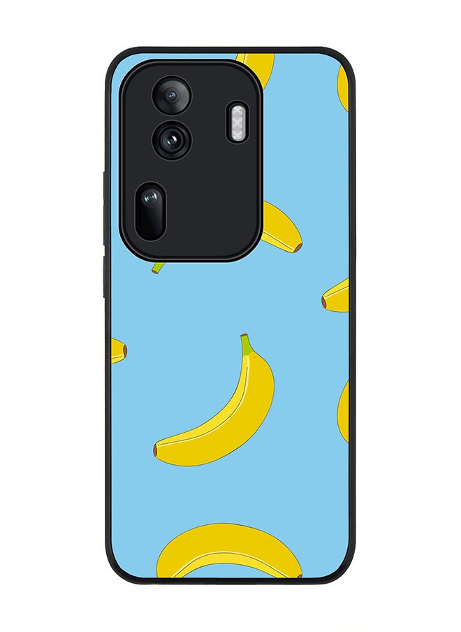 Rugged Black Edge Case for Oppo Reno11 Pro, Slim fit Soft Case Flexible Rubber Edges Anti Drop TPU Gel Thin Cover -  Rolling Bananas
