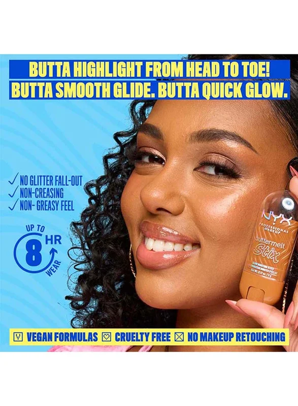 Nyx Professional Makeup  NYX Professional Makeup Buttermelt Stix, Glow Boosting Stix, up to 8 HR wear, Love At First Melt for Women | Best Price UAE