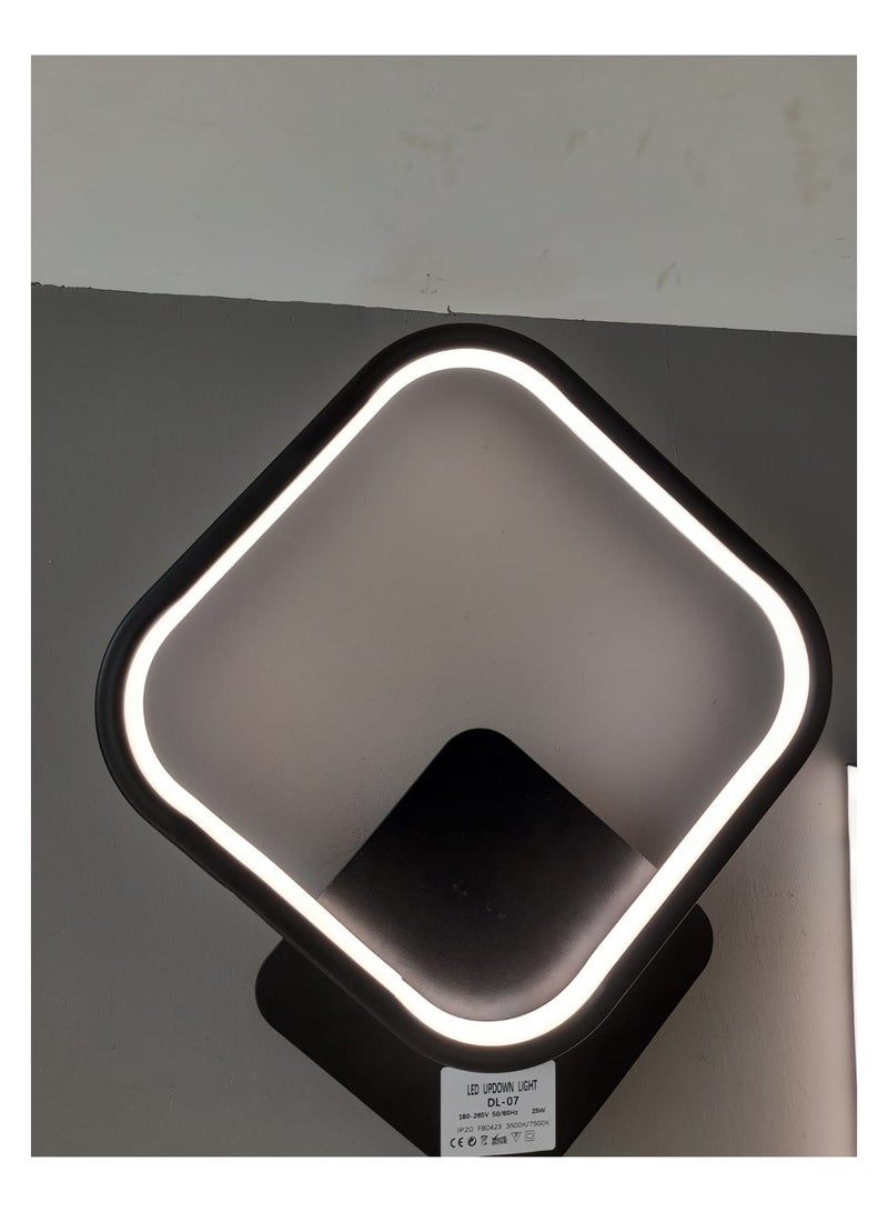 Black LED Wall Lighting Plate With A Wonderful Decorative Design - Image 1