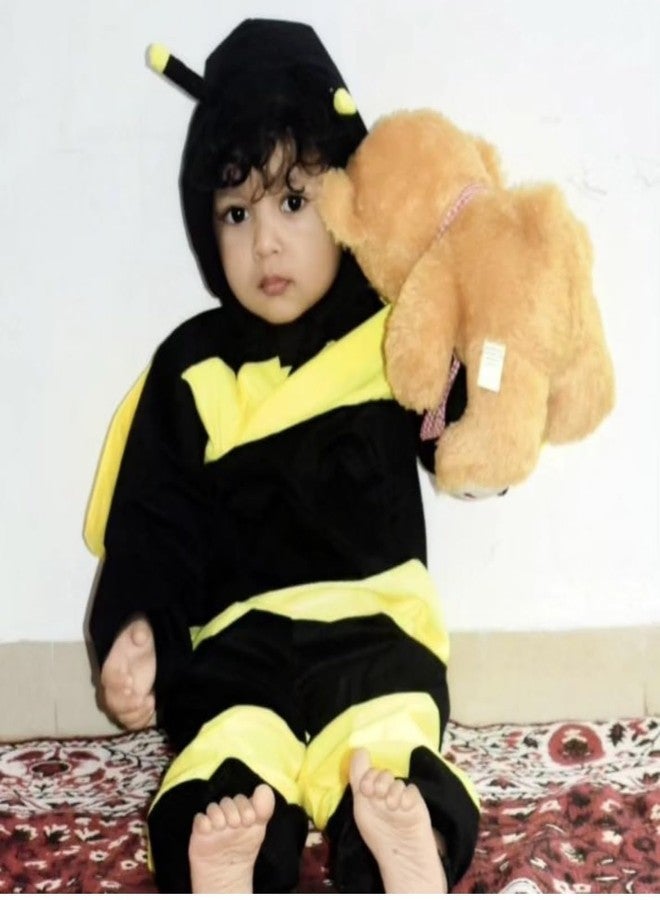 The GrowSome Felt Honey Bee Costume For Kids | Honeybee Insect Kid Fancy Dresses Costume| Honey Bee Fancy Dress Costume For Boys And Girls | Child Fancy Dresses - Image 4