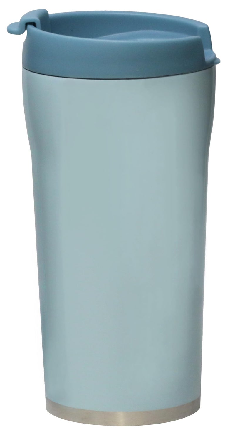 MIRA 12 oz Coffee Travel Mug  Stainless Steel Insulated Tumbler with LeakProof Lid  Hot  Cold Cup  Pearl Blue