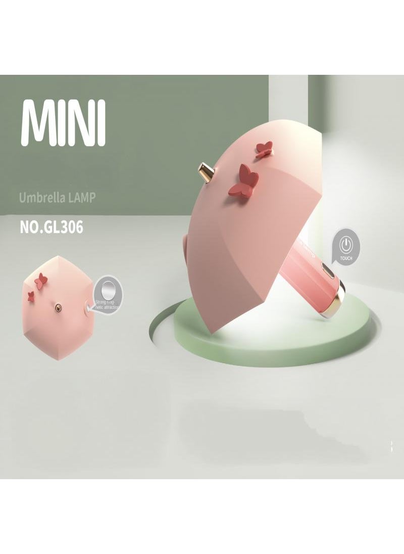 Y&D USB Umbrella Mini Night Light Creative Three Level Color Temperature Infinite Dimming Baby Bedroom Learning Small Night Light  - Image 1