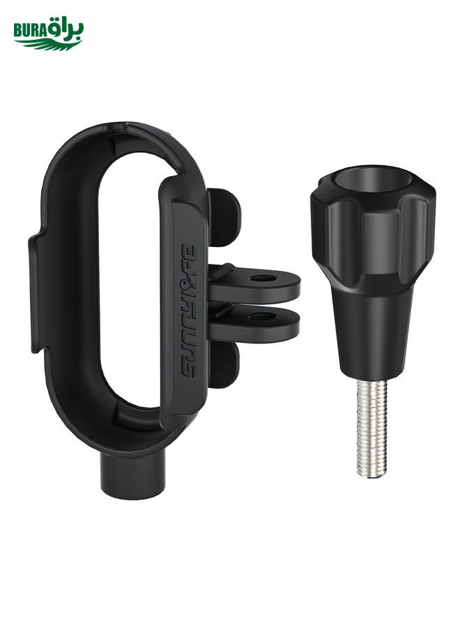 BURAQ For Insta360 Go 3 Sunnylife IST-BK592 Mount Adapter Protective Frame Cage Mounting Brackets Housing Case(Black)  - Image 2