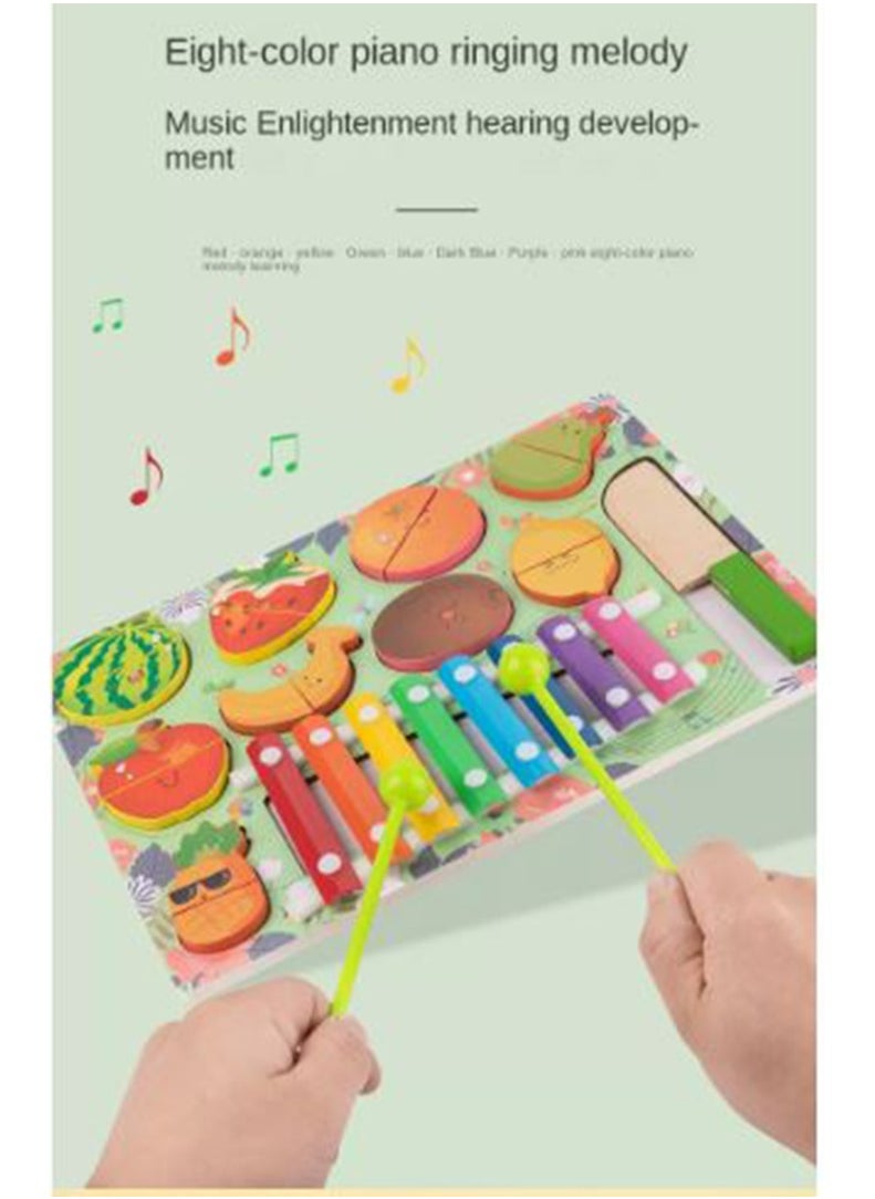Filly - Children's Early Childhood Education Toys Cutting Fruit Matching Piano Boys And Girls Multi-functional Toys - Image 1