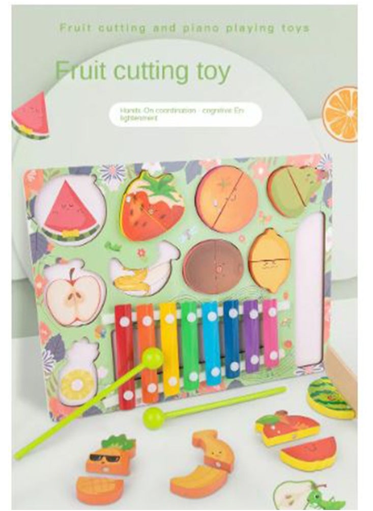 Filly - Children's Early Childhood Education Toys Cutting Fruit Matching Piano Boys And Girls Multi-functional Toys - Image 1