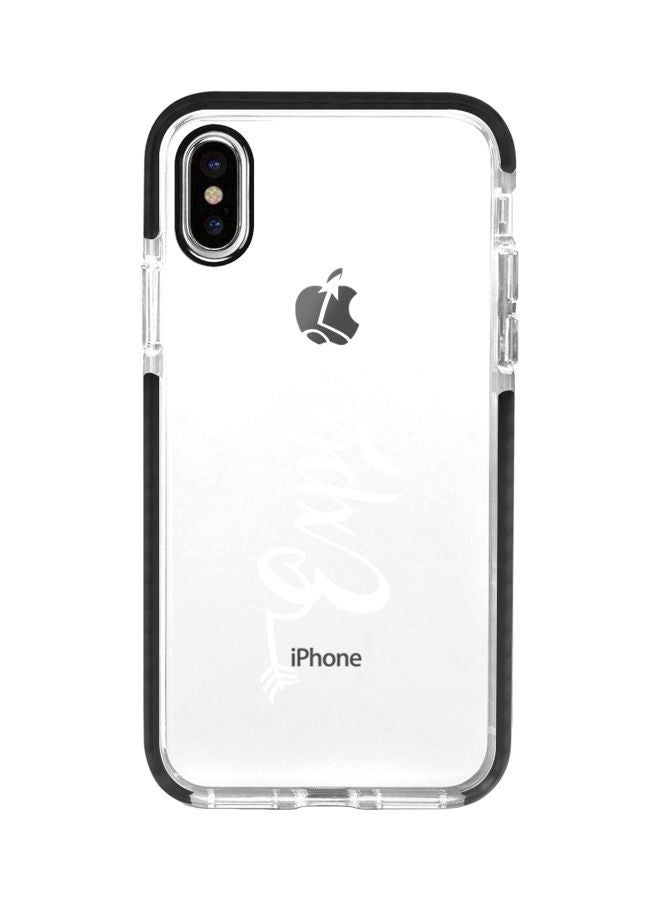 vesus Explore Printed Case Cover For Apple iPhone XS Max Clear/White/Black