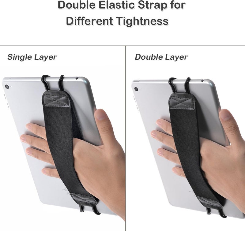 TFY Security Hand Strap Holder for Tablets iPad  eReaders  iPad 9  8 iPad Air 5 iPad Mini 6  iPad Pro 97  11  Samsung Galaxy Tab  Google Nexus and More - Image 3
