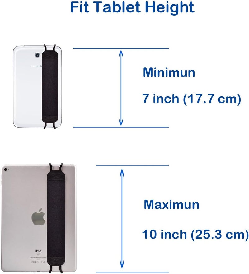 TFY Security Hand Strap Holder for Tablets iPad  eReaders  iPad 9  8 iPad Air 5 iPad Mini 6  iPad Pro 97  11  Samsung Galaxy Tab  Google Nexus and More - Image 4
