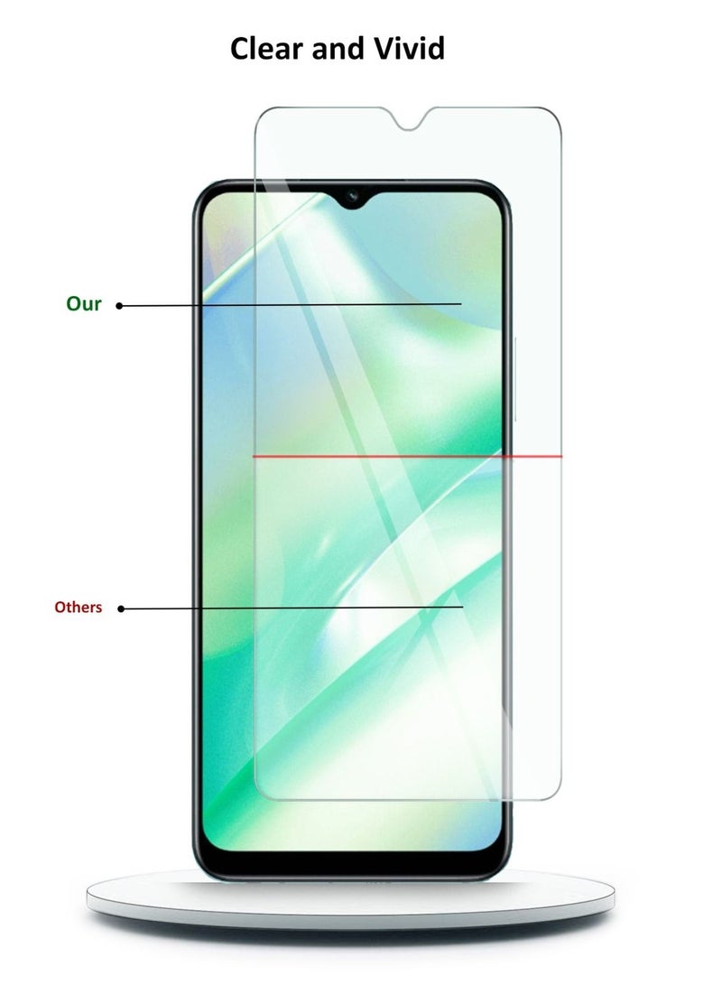 Techie واقي شاشة زجاجي مقوى عالي الجودة بدرجة صلابة 9H لهاتف Realme C33 - Image 3