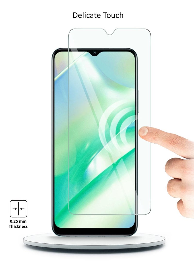 Techie واقي شاشة زجاجي مقوى عالي الجودة بدرجة صلابة 9H لهاتف Realme C33 - Image 2