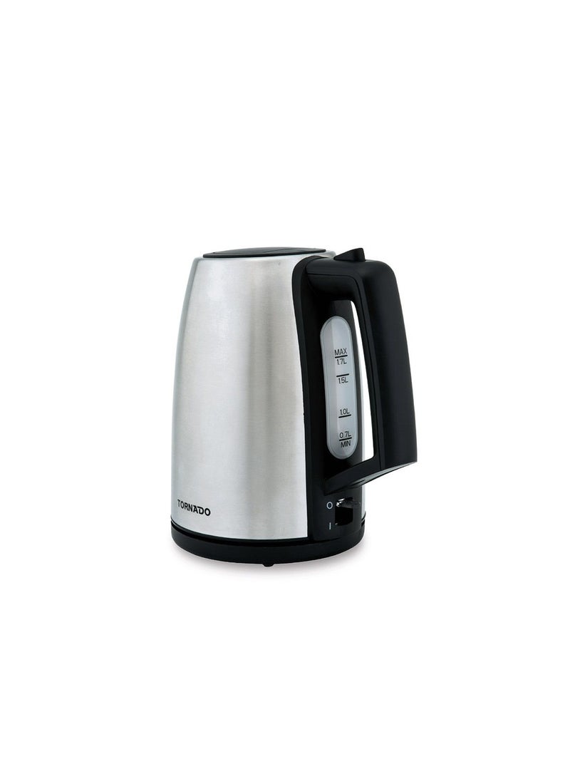 TORNADO TORNADO Stainless Steel Kettle 1.7 Liter 2200 Watt TKS-2217E 