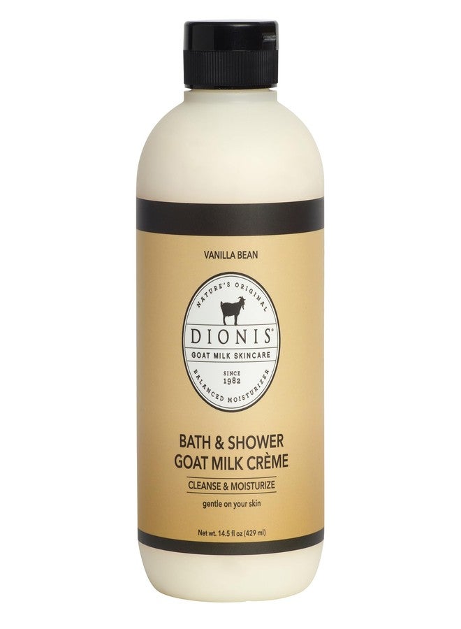 Dionis Goat Milk Bath & Shower Creme - Moisturizing Body Wash for Dry and Sensitive Skin with Goat Milk & Chamomile Extract - Vanilla Bean 14.5 oz - Image 1