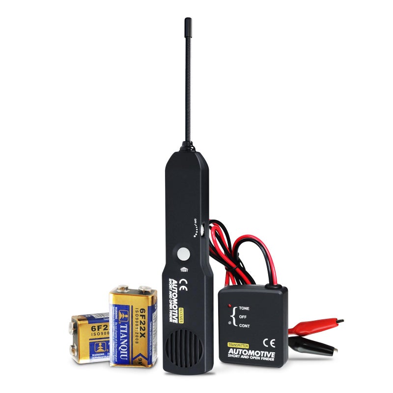 Automotive Electrical OpenShort Finder Circuit Tester Circuit Finder Detector Tone Generator Cable Wire Breaker Tracker Circuit Fault Finder DC 642V Car Diagnostic Tool