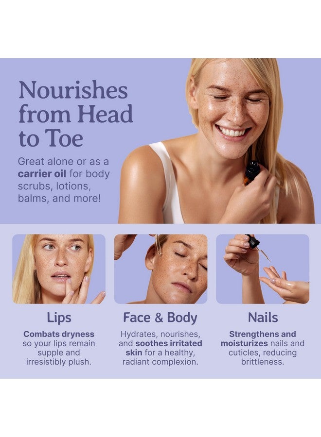 بيلا تيرا أويلز - زيت بذور لسان الثور العضوي 4 أونصة - غني بحمض جاما لينوليك، استمتعي بجوهر لسان الثور العضوي النقي، غني بفيتاميني أ و ج، معزز طبيعي لحيوية البشرة - Image 5