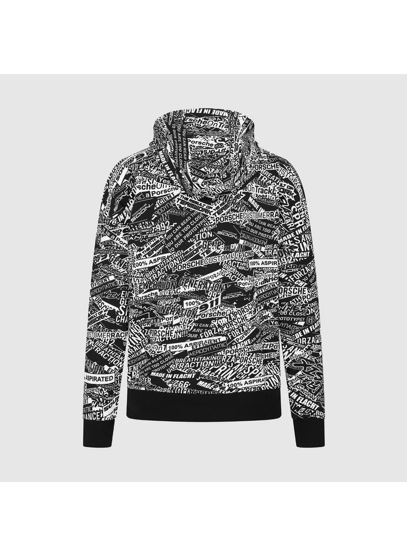 بورشه PORSCHE FW QUOTED AOP OVERSIZED HOODY
