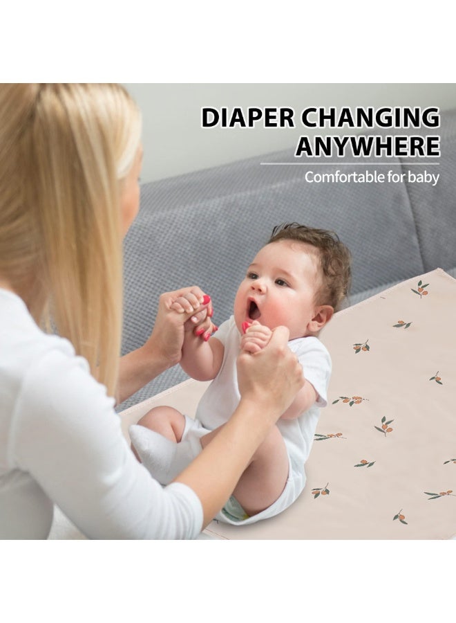 fantasize Portable Baby Changing Pad, Travel Waterproof Changing Mat for Newborn Baby, Reusable Foldable Changing Mat for Toddlers, Baby, Newborns, Newborns Toddlers Shower Gifts, 50 * 70 Cm - Image 4