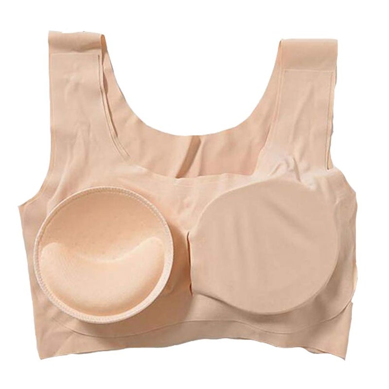 ONDY Bra Insert Pads 2 Pairs, Round Breast Enhancers,Invisible Bra Push Up Pad for Yoga Sports Bra (A/B) - Image 5