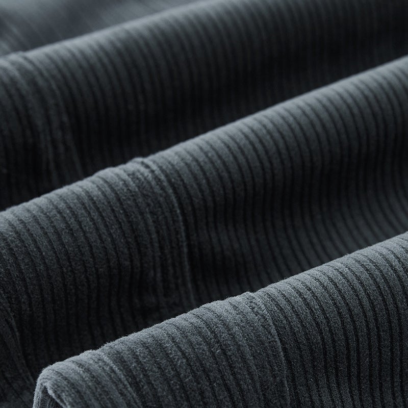 Heavy Snow Velvet 2023 New Fashion Brand Loose Casual Straight Thickened Draping Trousers Fleece-Lined All-Matching - Image 5