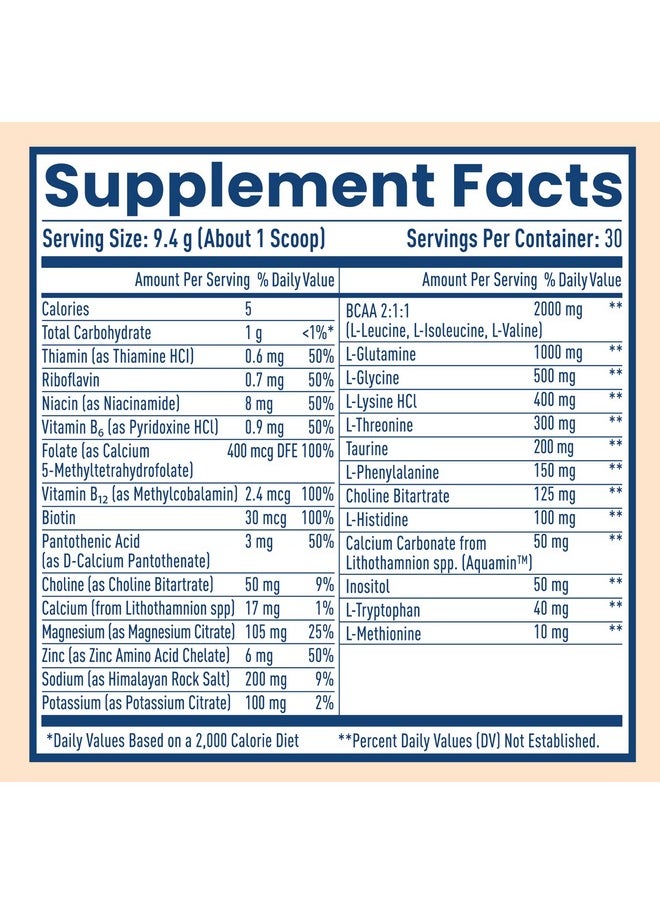 NativePath NativePath Native Hydrate, Zero Sugar, Electrolytes Powder with BCAAs, Tangerine Hydration, Keto & Paleo Friendly, 30 Servings  - Image 2