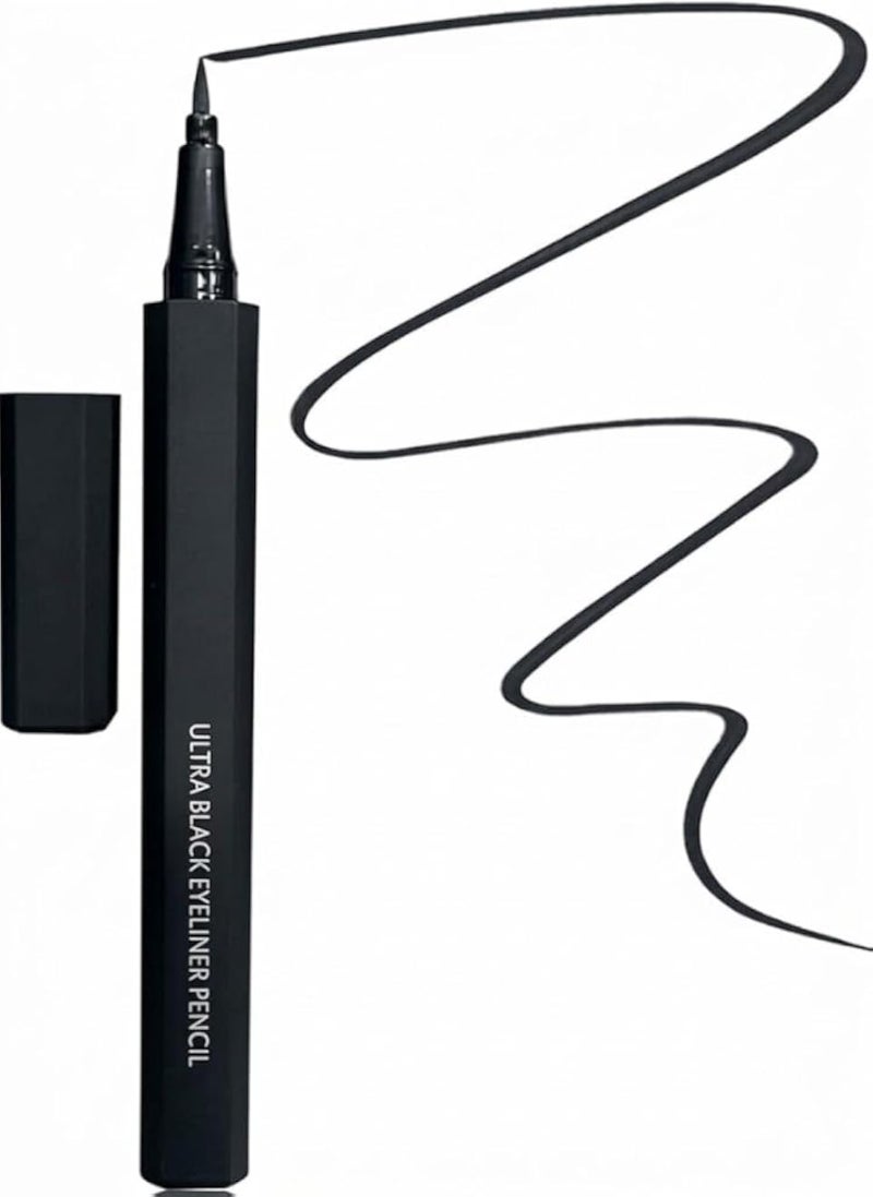 Liquid PEN Eyeliner - Water Resistant Long-Lasting Eyeliner Pen - Precision Liquid Eye Liner with Smudge-Proof Formula - Easy Glide & Quick Dry - Perfect for Cat Eye & Winged Looks - Black