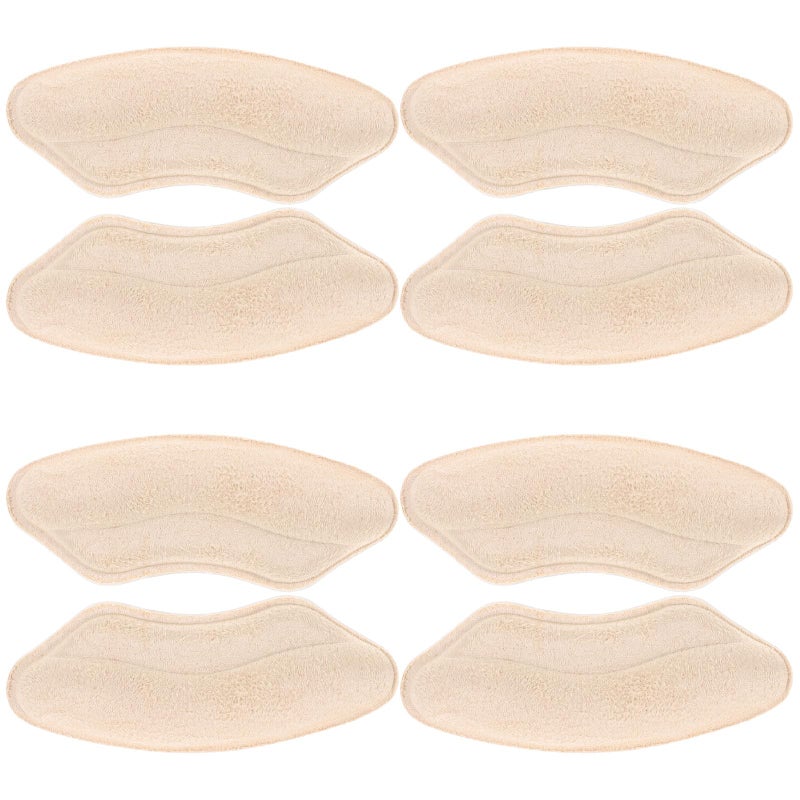 Beige Self Adhesive Heel Cushions Anti Slip Shoe Filler Protectors Comfort Pads for Women - Image 2