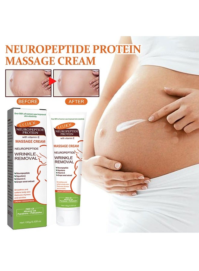 إيلهو نيروببتيد البروتين تدليك الكريمة تلاشي الندبة الحمل العلامات العناية الملساء الجلد التدليك الكريمة - Image 1