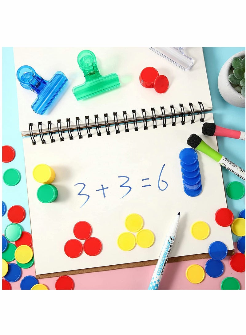 Counting Chip Set for Family Game Night - Educational Box Chips for Crafts and Decor - 160 Pieces, Includes Digital Chips - Image 4