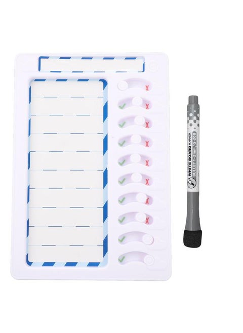 Chore Checklist Board Easy to Use Versatile Portable Chore Chart Memo Board for Kids for Home Daily