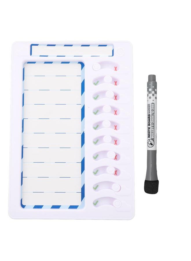 Thoraya Chore Checklist Board Easy to Use Versatile Portable Chore Chart Memo Board for Kids for Home Daily  - Image 1