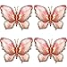 GIHOO 4 Pieces 40inch Pink Gold Butterfly Balloons for Butterfly Themed Party Wedding Birthday Baby Shower Party Decoration Pink4pcs - Image 2