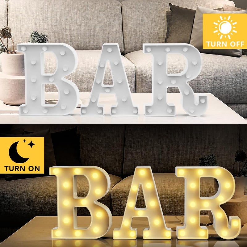 QWZify Letter Lights G  Large Letters for Party Decorations  Led Marquee Letter Lights  Letter Ornaments  Name Sign for Wall  Girls Room Decor  College Dorm Decor  Letras para Decoracion de Pared - Image 3