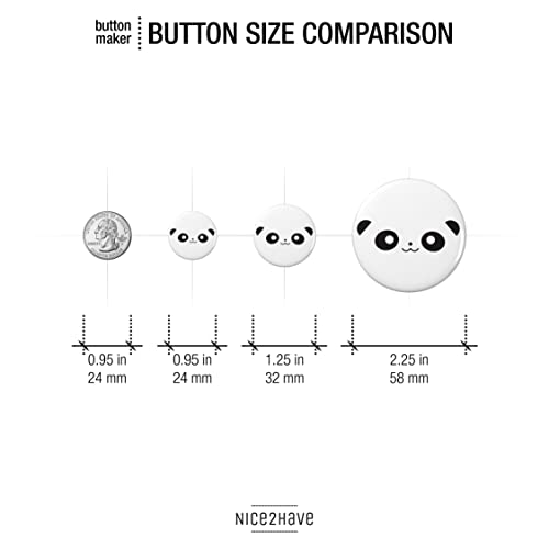 Nice2Have 25 Sets of Bottle Opener Buttons 2.25 inch (58mm) - Button Maker Supplies for Button Maker Machine - Image 5