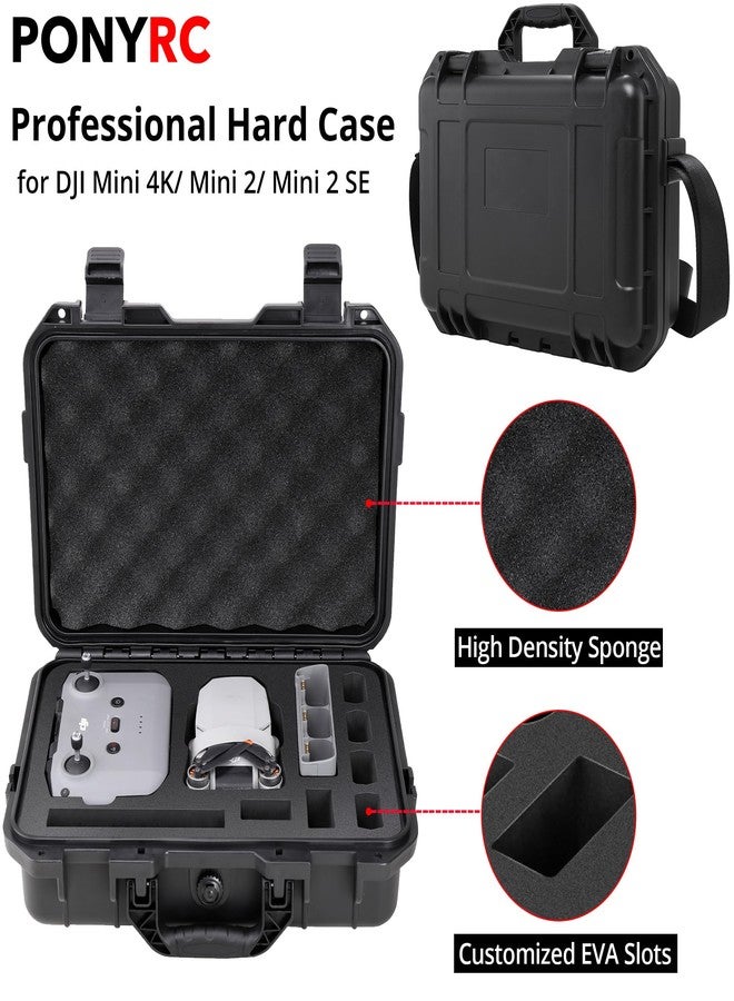 PONYRC Mini 4K Hard Case for DJI Mini 4 Pro, Waterproof Carrying Case for Mavic Mini 4K - Image 4