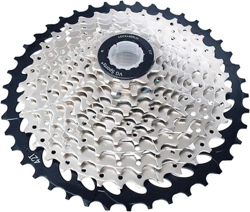 klarako 8 9 10 speed multiple freewheel, 11 25T/46 tooth Bike High Strength Anti rust Flywheel Cassette Gear Sprocket Replacement Bicycle Repair Parts - Image 1