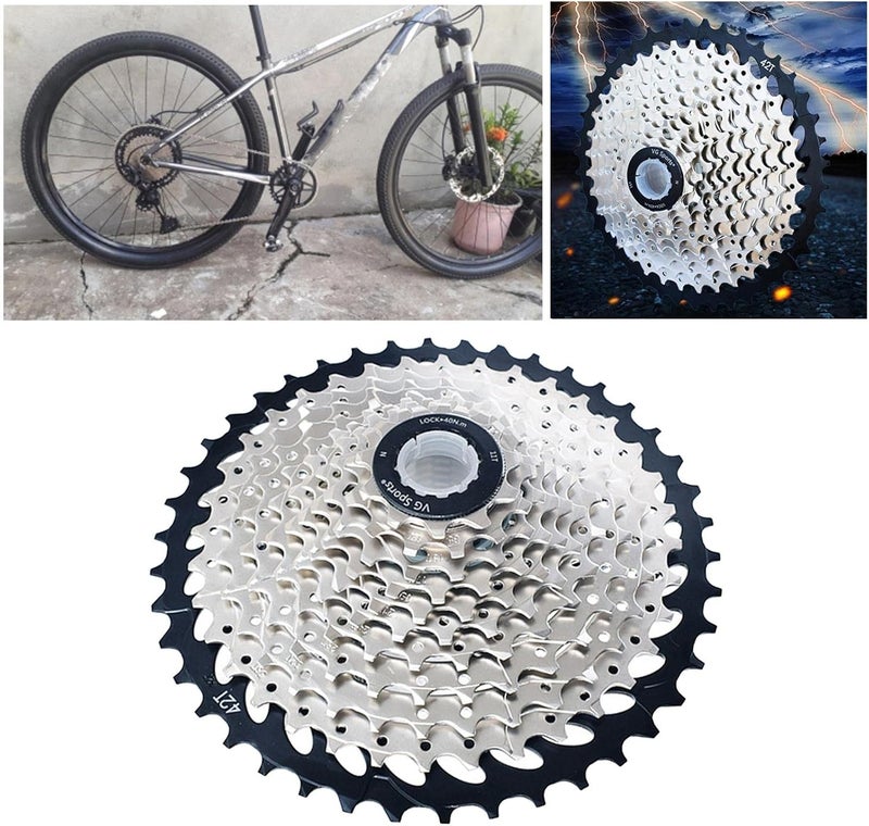 klarako 8 9 10 speed multiple freewheel, 11 25T/46 tooth Bike High Strength Anti rust Flywheel Cassette Gear Sprocket Replacement Bicycle Repair Parts - Image 5