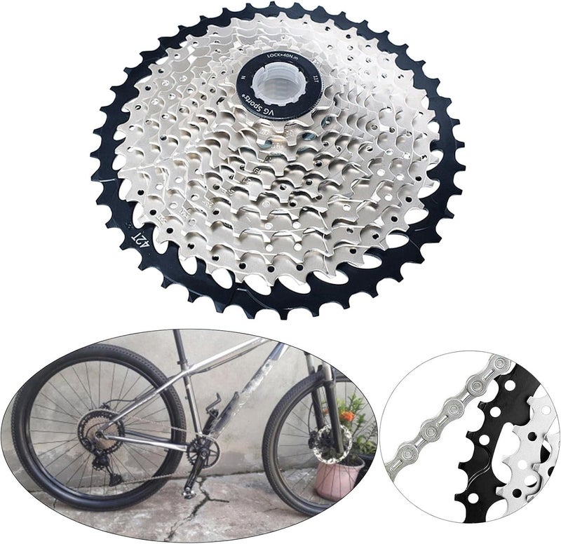 klarako 8 9 10 speed multiple freewheel, 11 25T/46 tooth Bike High Strength Anti rust Flywheel Cassette Gear Sprocket Replacement Bicycle Repair Parts - Image 4