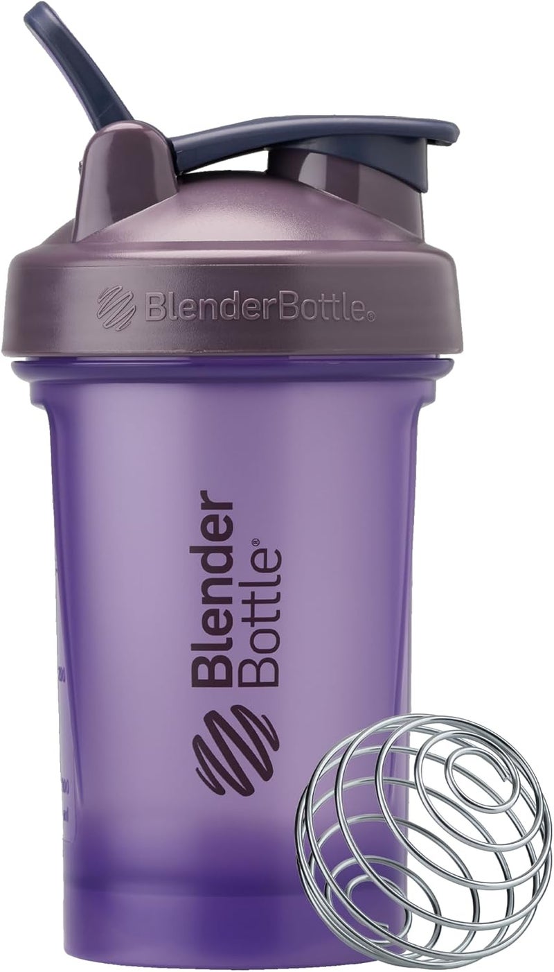 BlenderBottle Blender Bottle Classic V2 Shaker Perfect for Protein Shakes and Pre Workout, 20oz, Full Color Purple - Image 4