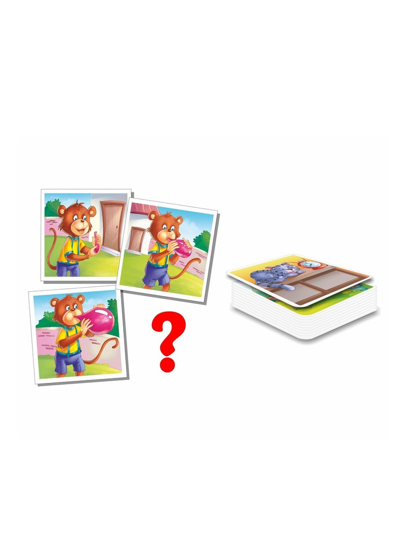 Creative's Creative's What's Next -1| A Memory Game to Develop Logical Thinking & Story Telling | Sequence Cards| Pre-School Games | Learning & Educational | What's Next Series for Ages 4 & Up  - Image 2