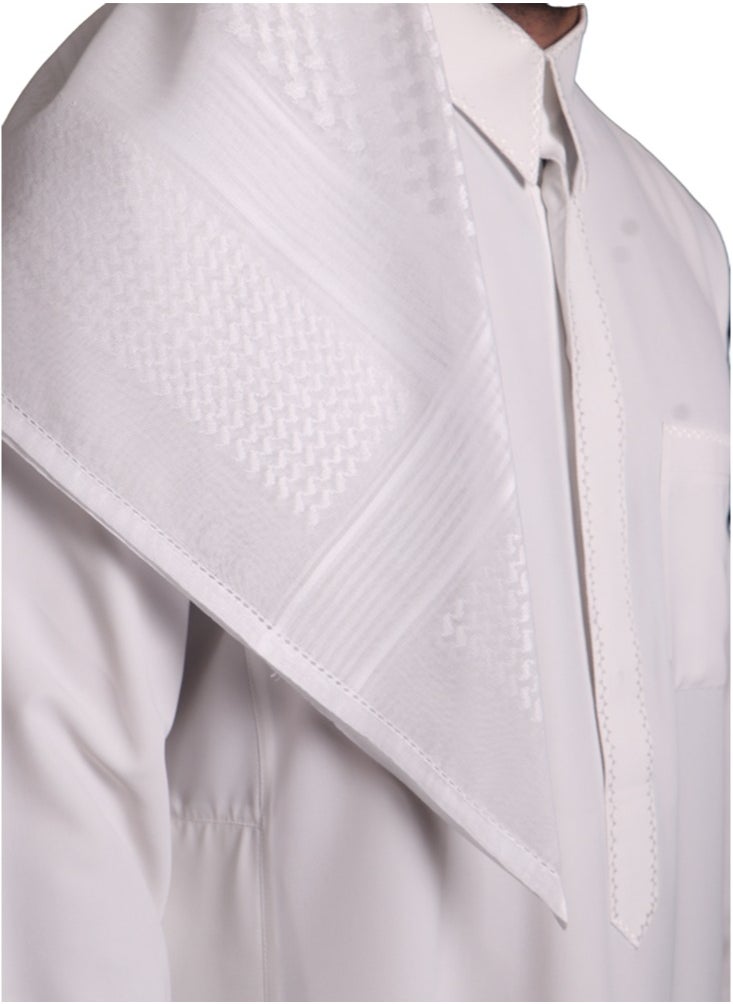 Alyashmac - Shemagh Alyashmac Y16 White Signature - Image 1